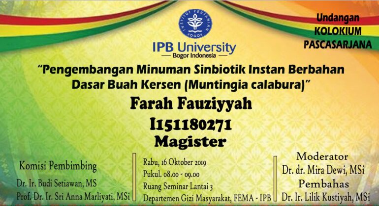 Kolokium Farah Fauziyah